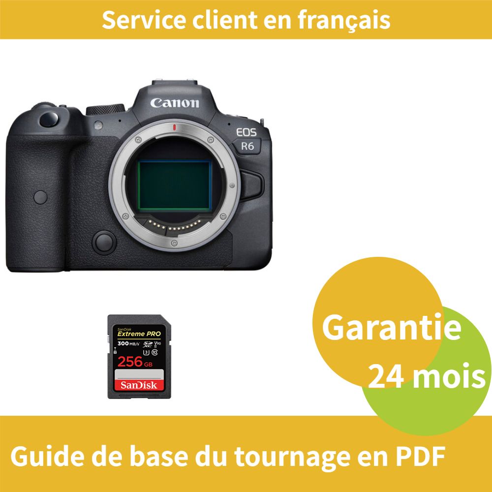 Canon EOS R6 Camera+SanDisk Extreme PRO carte SDXC UHS II