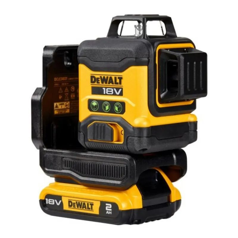 Laser multilignes DEWALT 3x360° 18V 2Ah DCLE34031D1 QW