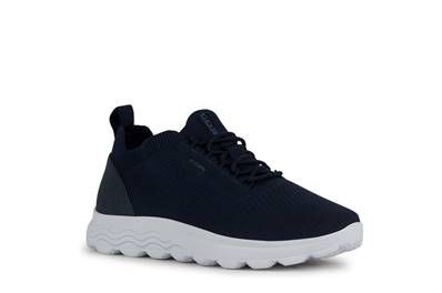 Geox - U Spherica A - Tess. A Maglia - Navy/Jeans - Uomo - Sneakers - 40