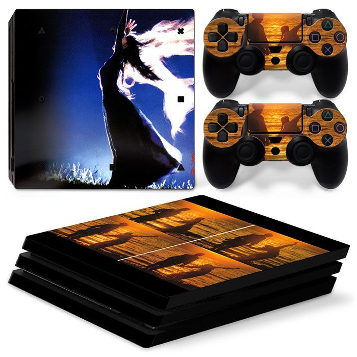 Kit De Autocollants Skin Decal Pour Football D'animation De Console De Jeu Ps4 Pro, T1tn-P4pro-6399