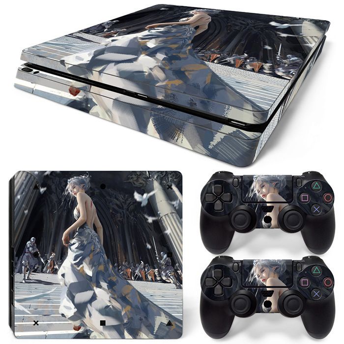 Kit De Autocollants Skin Decal Pour Console De Jeu Ps4 Slim Contr?Leur Complet Watch Dogs2, T1tn-Ps4slim-5653