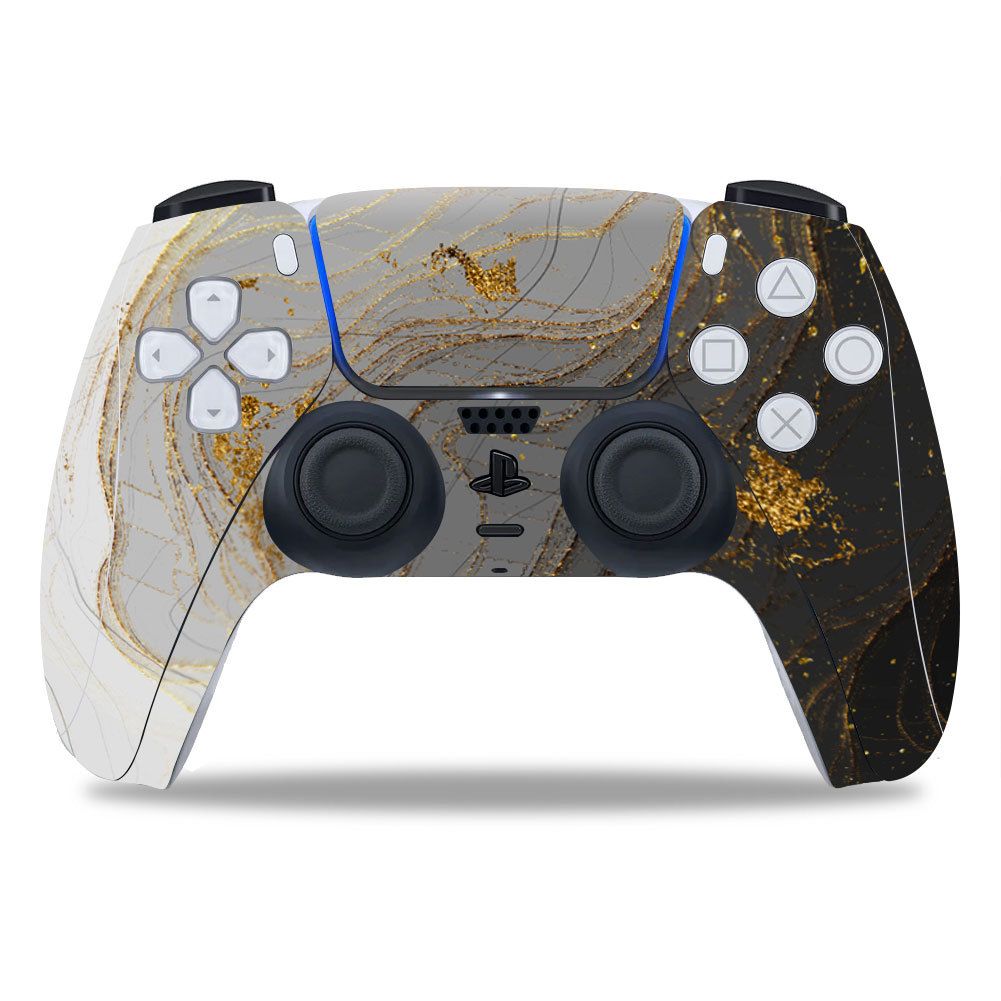 Kit De Autocollants Skin Decal Pour Manette De Jeu Ps5 Venom Marble Controller, T1tn-Ps5qb-0119