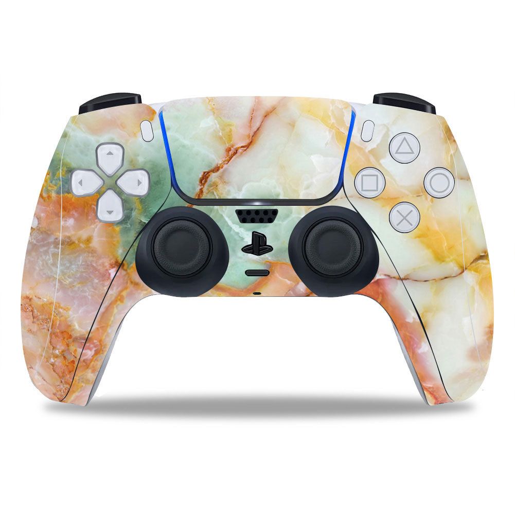 Kit De Autocollants Skin Decal Pour Manette De Jeu Ps5 Venom Marble Controller, T1tn-Ps5qb-0126