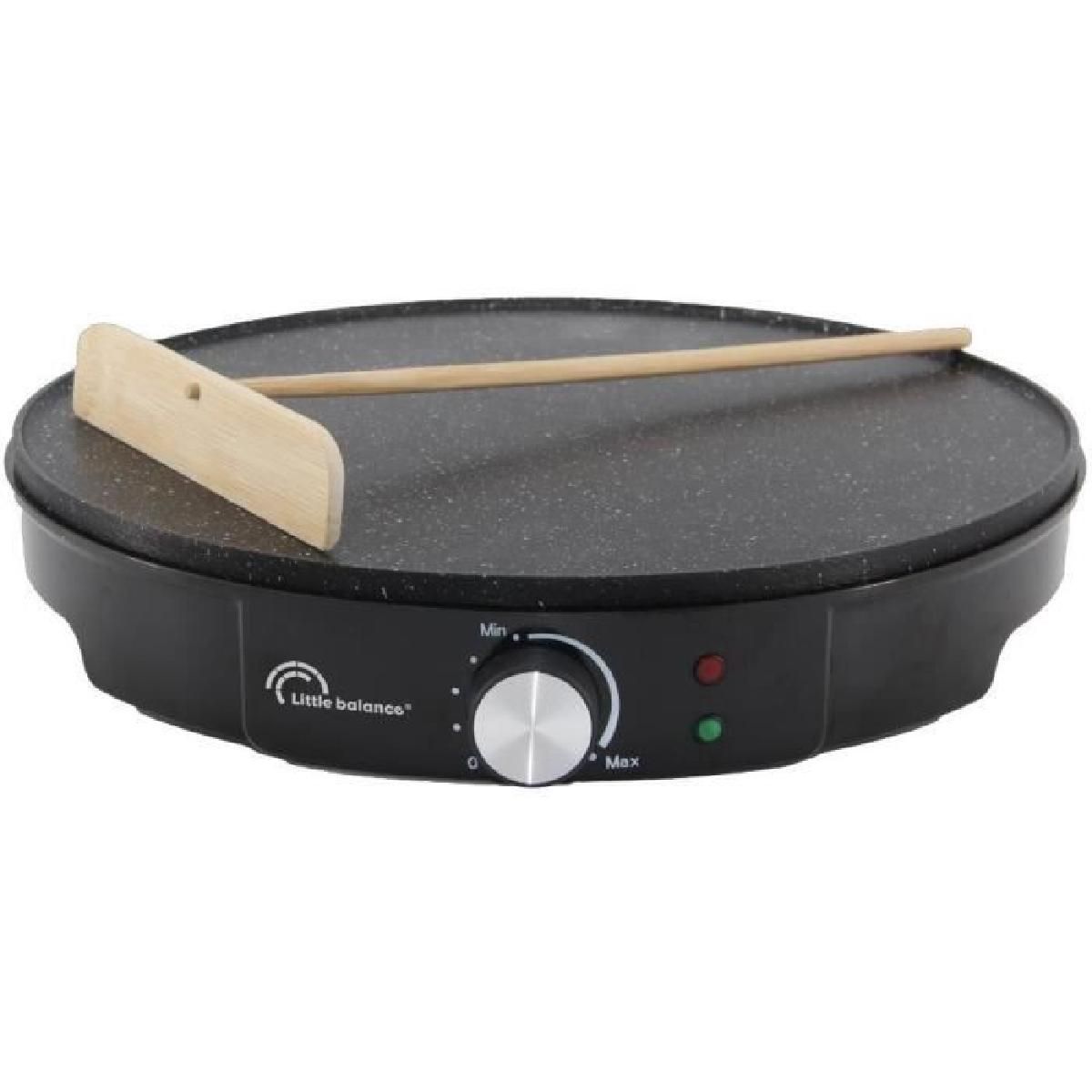 Crêpière LITTLE BALANCE Happy Crêpes Surface de cuisson 30cm Revêtement anti adhésif - vue 2