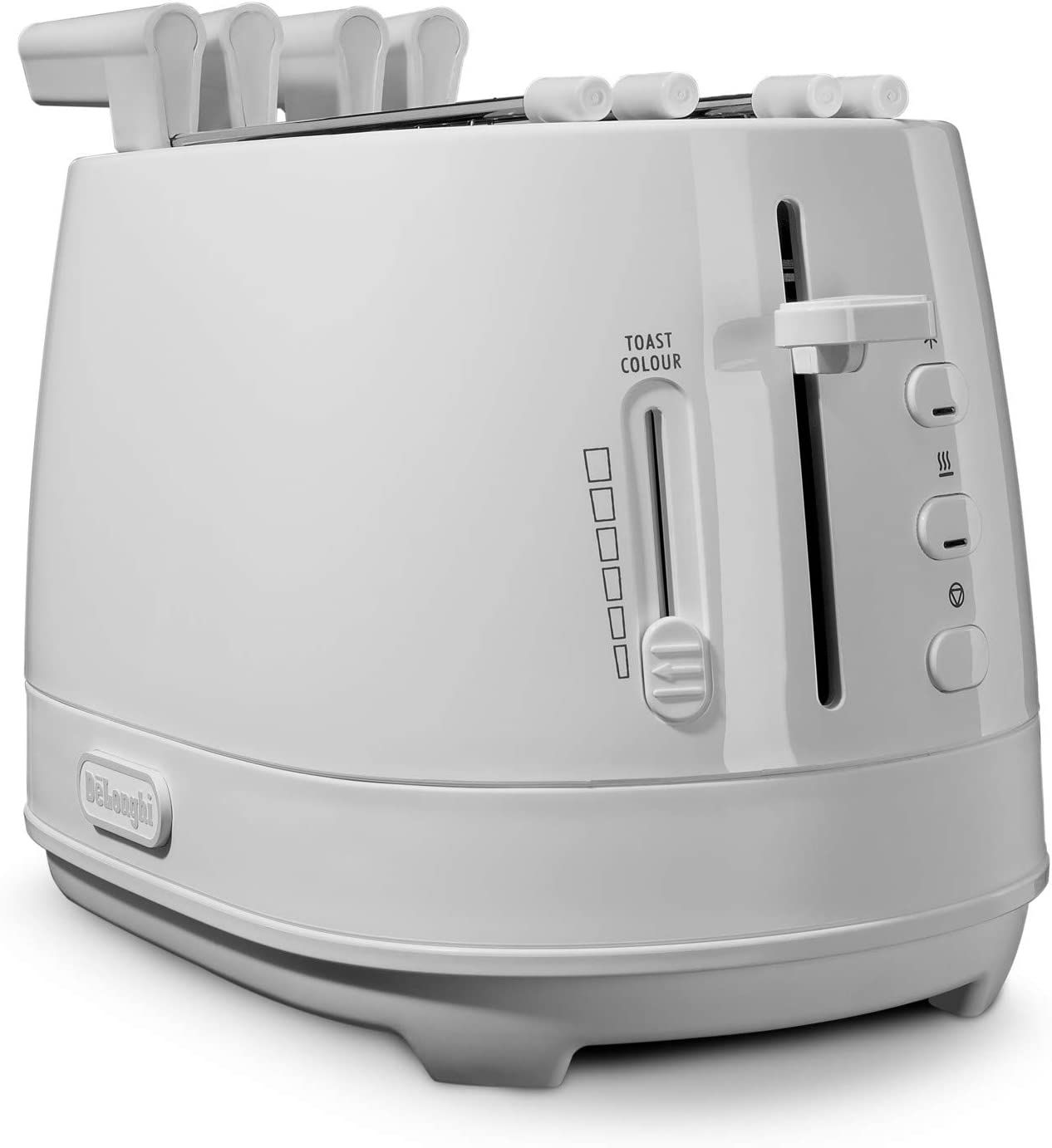 Grille-pain avec pinces 550 W DeLonghi CTLAP2203 Blanc