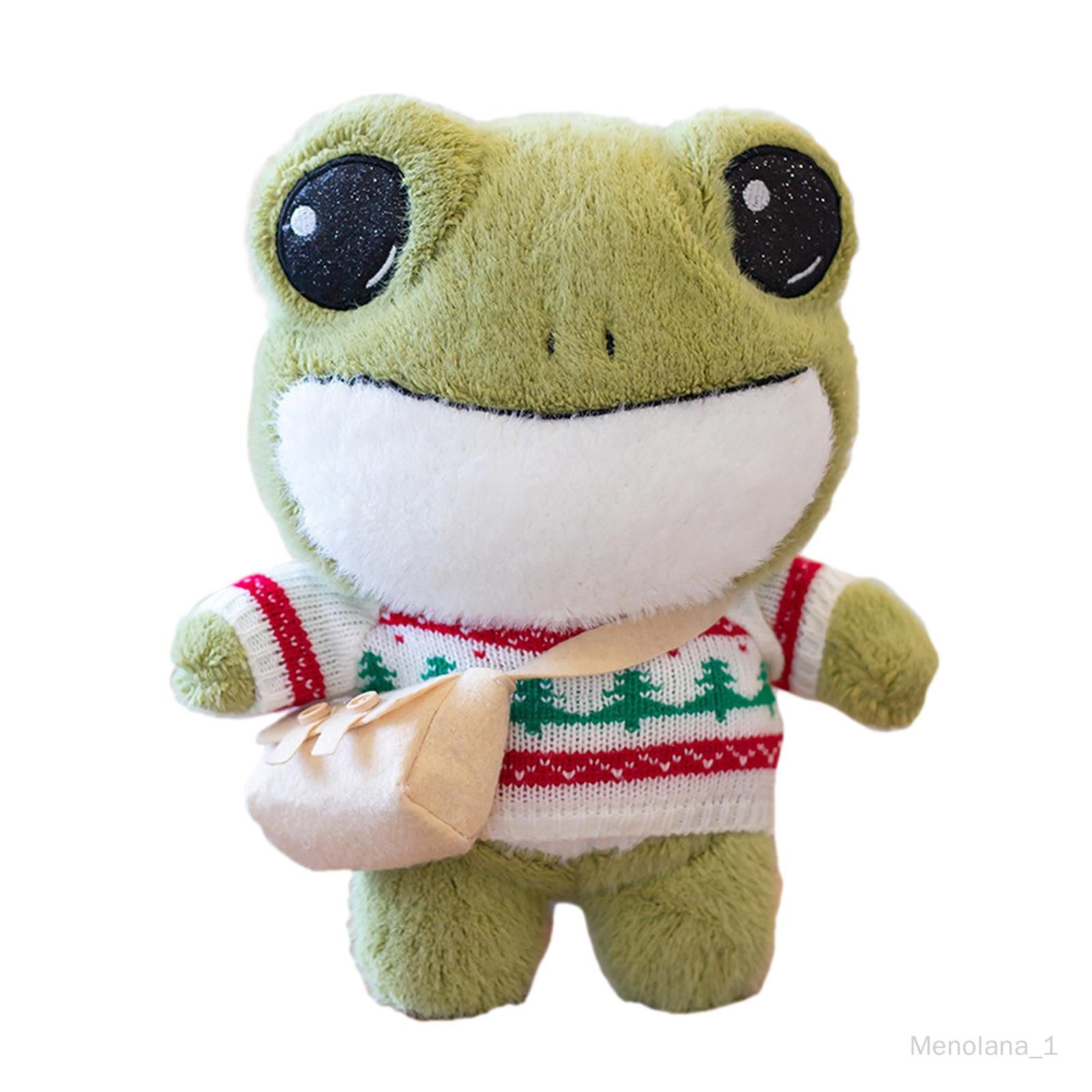  - Grenouille En Peluche Avec Des Vêtements Doux En Peluche Pour Des D'anniversaire, Des Pour Enfants Style 6