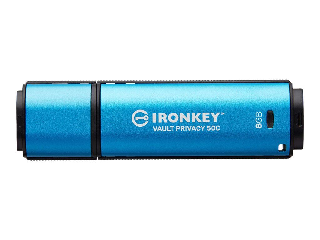 Kingston Technology IronKey 8Go USB C Vault Privacy 50C chiffrée AES 256 FIPS 197 Neuf - vue 4