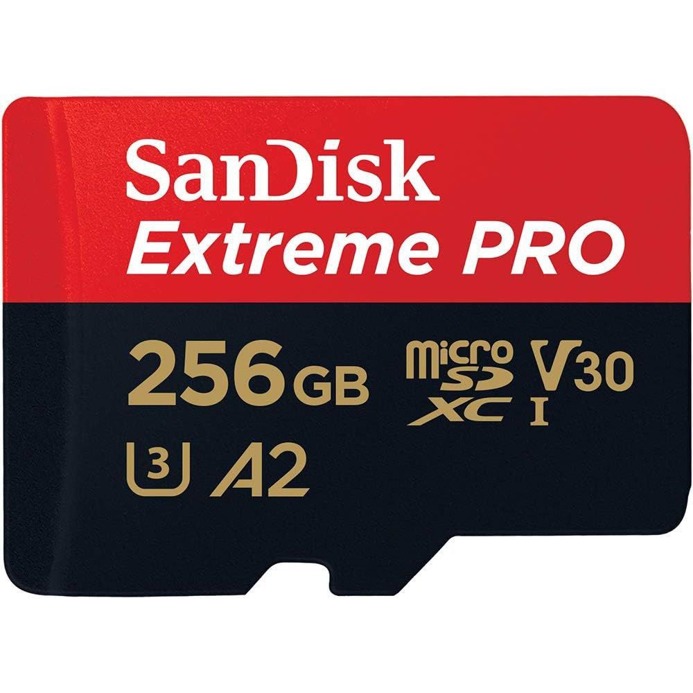 SanDisk Extreme Pro Carte microSDXC + Adaptateur SD Classe 10 U3 V30