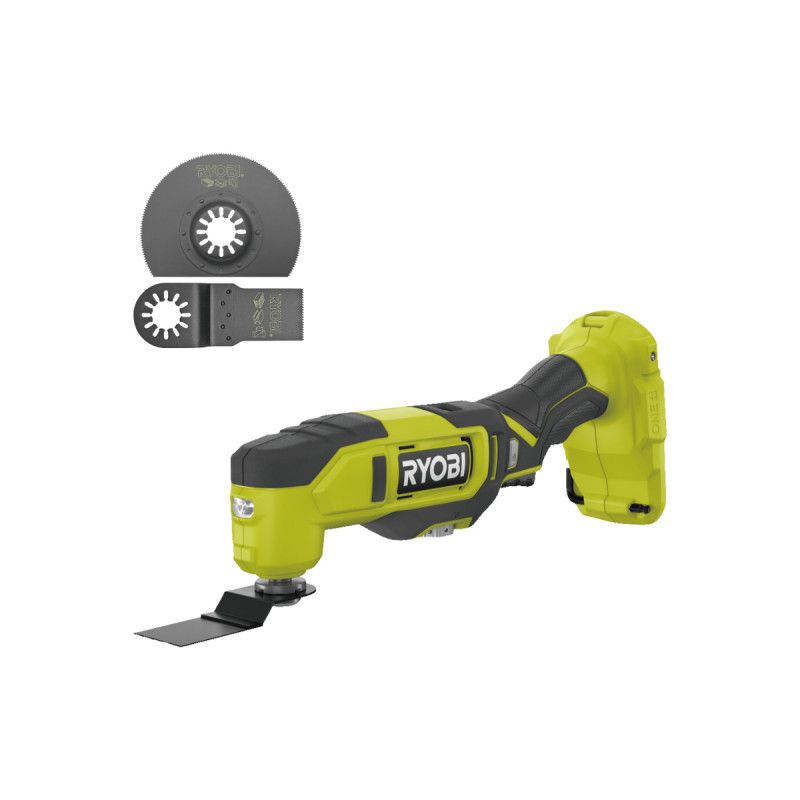 Pack RYOBI Multitool RMT18 0 18V One+ 11 accessoires Sans batterie ni chargeur Kit de coupe multitool RAK02MT