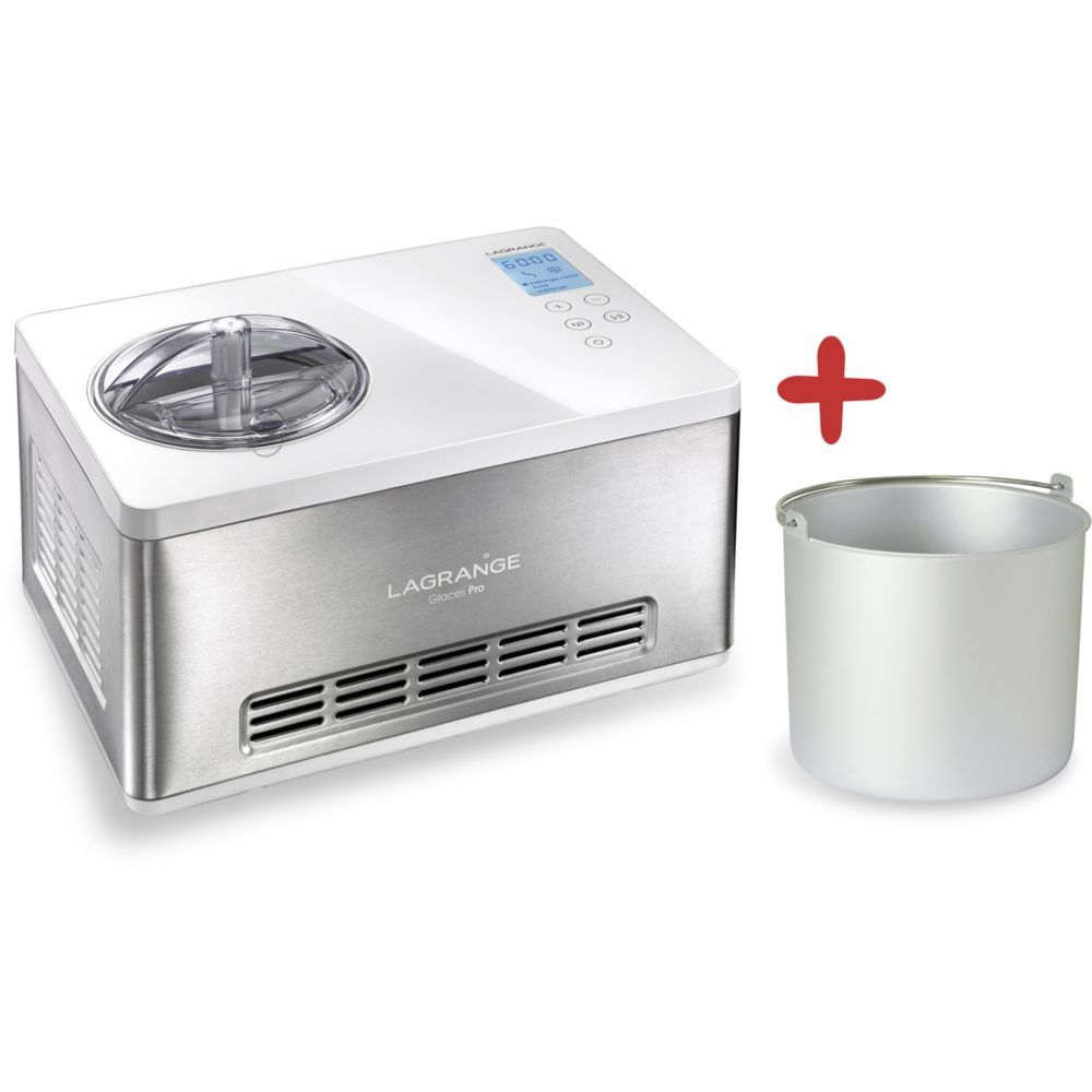 Turbine à glace Glaces Pro double cuve 419022