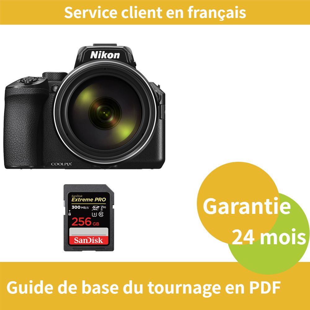 Nikon Coolpix P950 caméra+SanDisk Extreme PRO carte SDXC UHS II