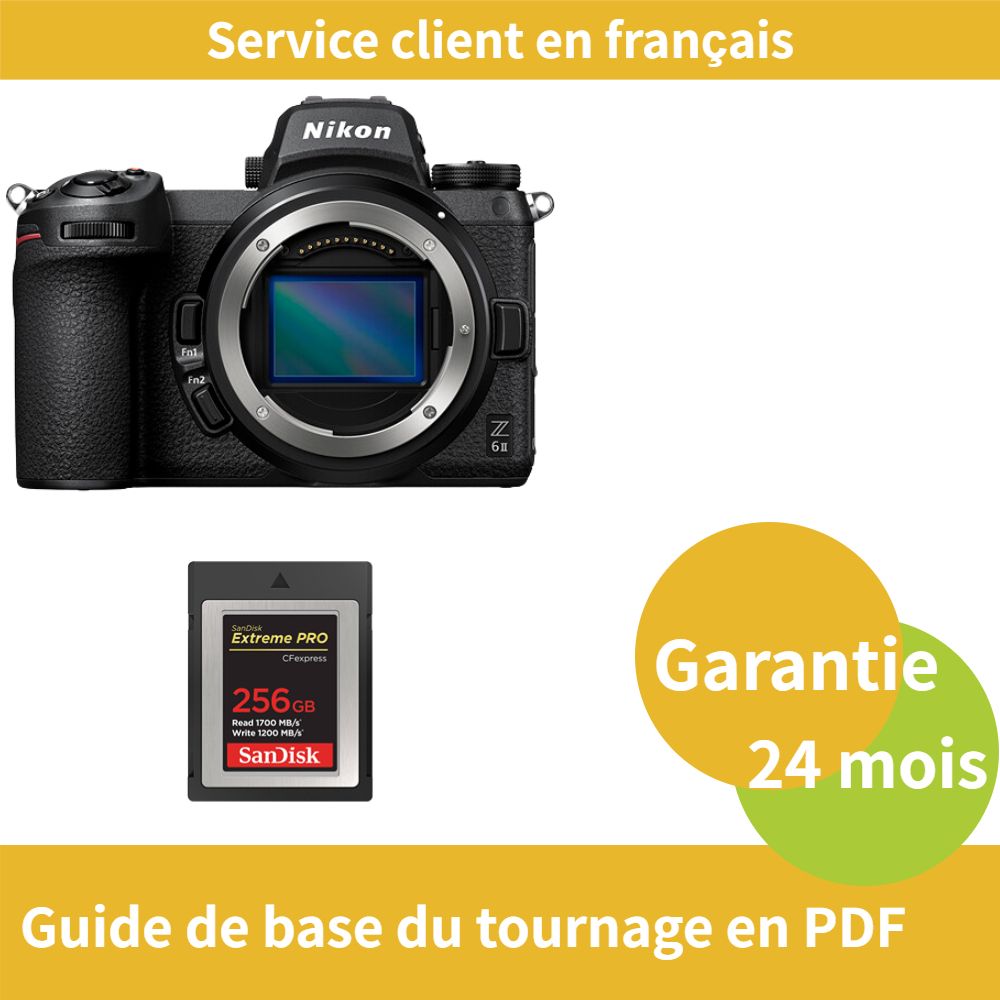Nikon Z6 II caméra+SanDisk Extreme SD card PRO CFexpress Type B - vue 3