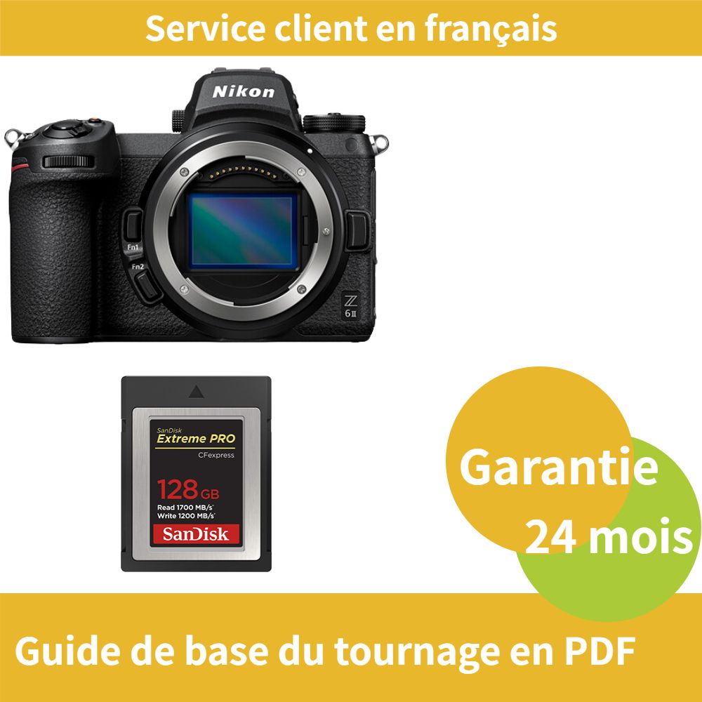 Nikon Z6 II caméra+SanDisk Extreme SD card PRO CFexpress Type B - vue 4