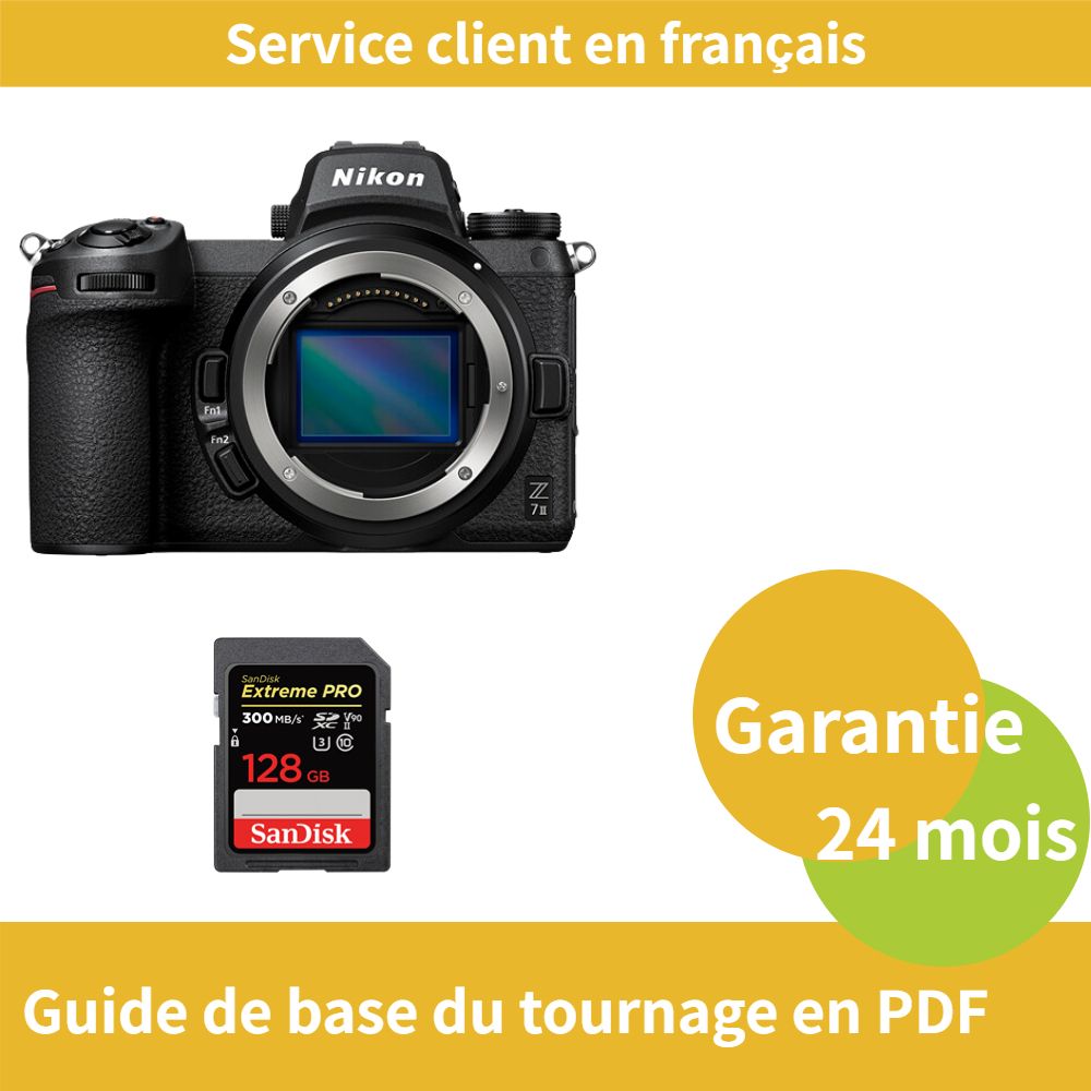 Nikon Z7 II Camera+SanDisk Extreme PRO carte SDXC UHS II
