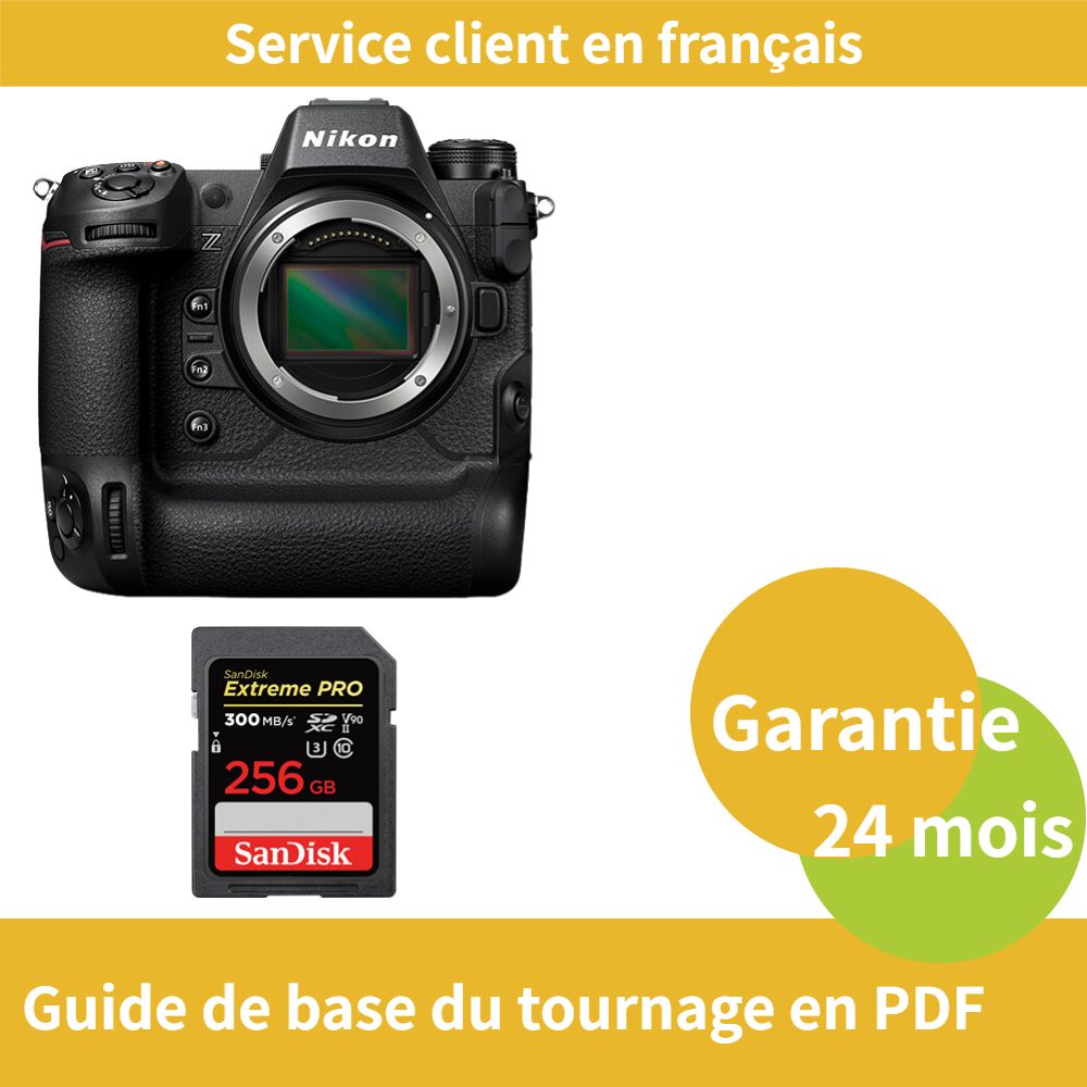 Nikon Z9 Camera+SanDisk Extreme PRO carte SDXC UHS II - vue 3