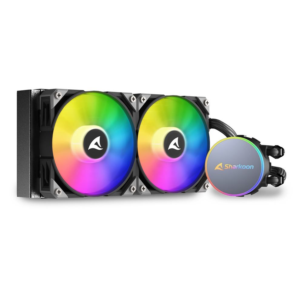 Sharkoon S70 rgb Boitier PC Processeur Refroidisseur de liquide tout en un 12 cm 1 pièce Neuf - vue 4