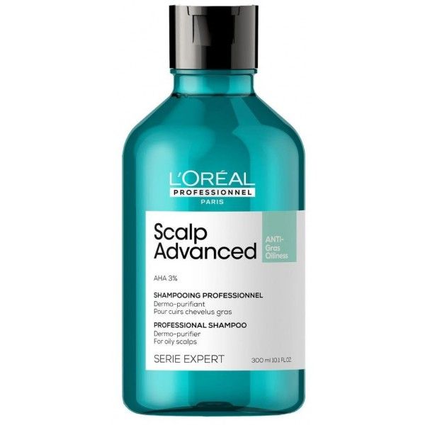 Shampooing Purifiant Cheveux Gras Scalp Advanced 'oréal Professionnel 300ml