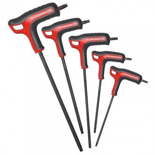 FACOM Jeu de 5 clés mâles Torx 89TXA.PB