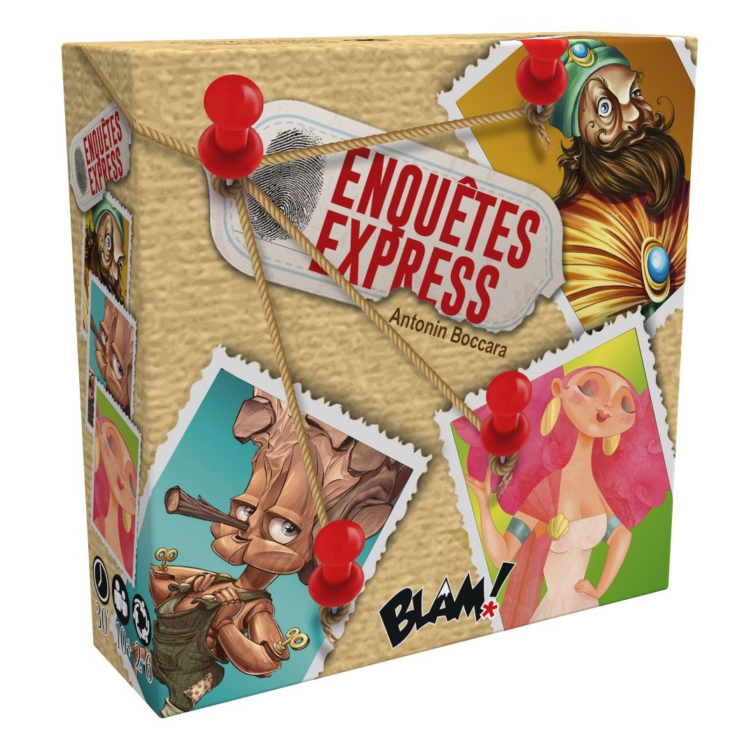 Jeu d'enquête Blackrock Games Enquêtes Express - vue 2