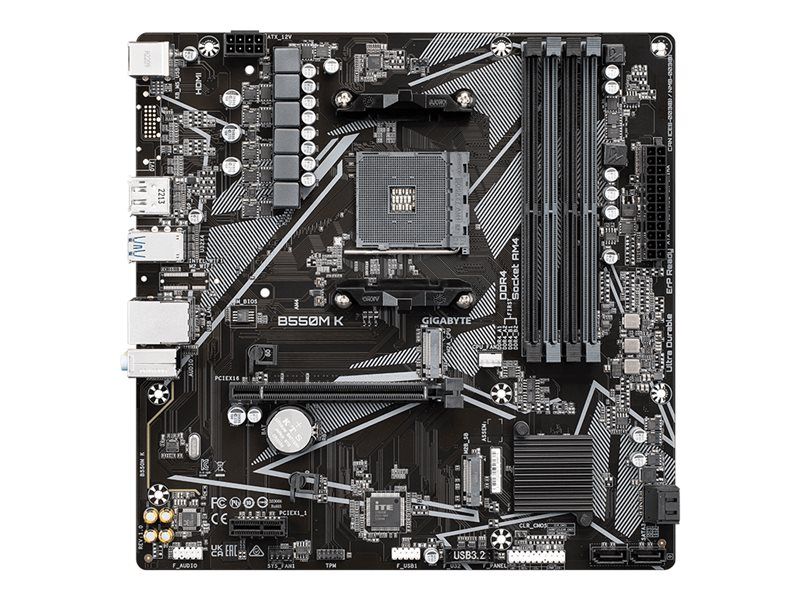 Gigabyte B550M K - vue 2