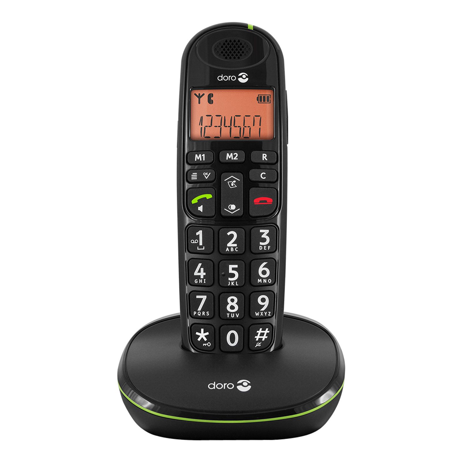Téléphone Senior Fixe Doro PhoneEasy Sans fil DECT Son amplifié