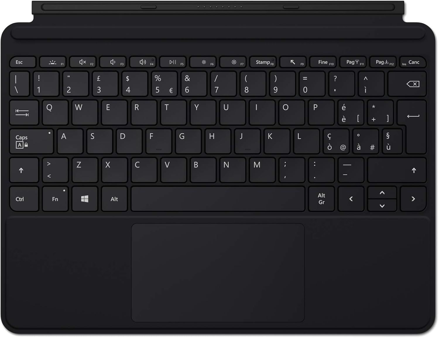 Clavier Surface Go Type Cover Noir, Anglais/Italien