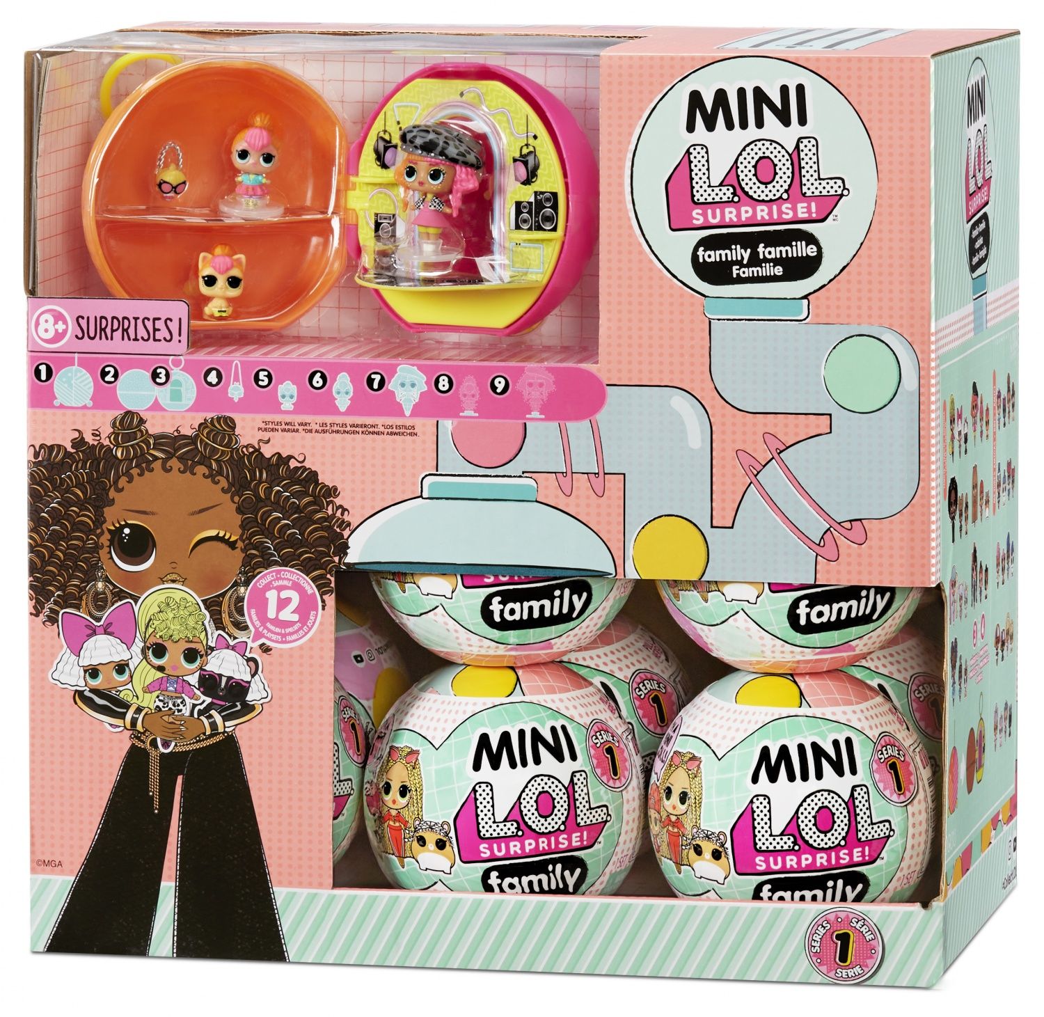 Minis & Pets L.O.L. Surprise Mini Famille Asst En Pdq