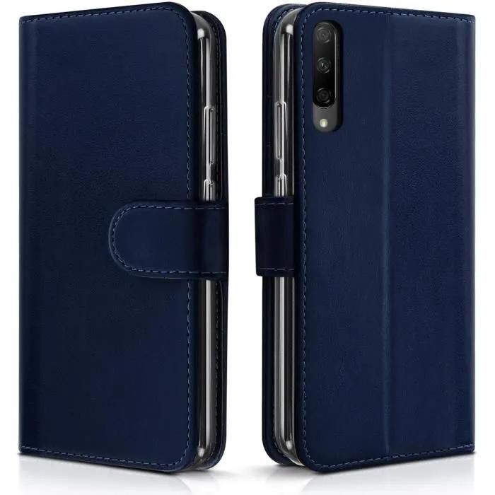 Étui De Protection Style Portefeuille (Bleu Foncé) Pour Smartphone Huawei P30 (2019)