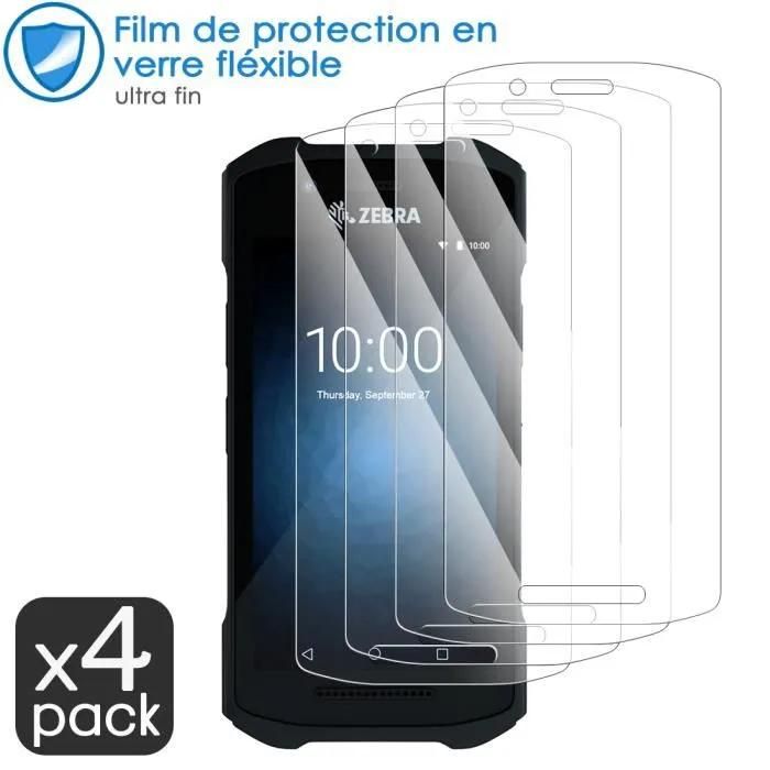 Verre Fléxible Dureté 9h Pour Zebra Tc52ax (Pack X4)