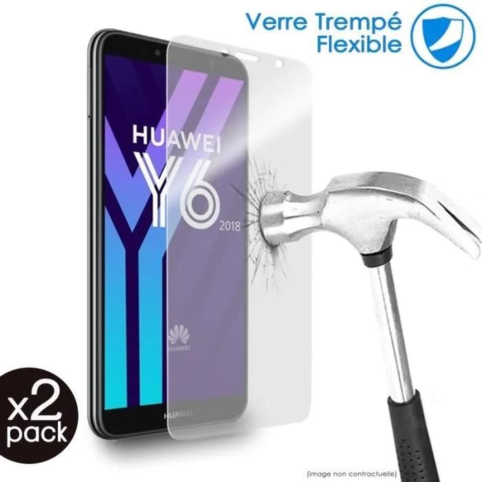 Verre Flexible Dureté 9h Pour Smartphone Honor 6x (Pack X2)