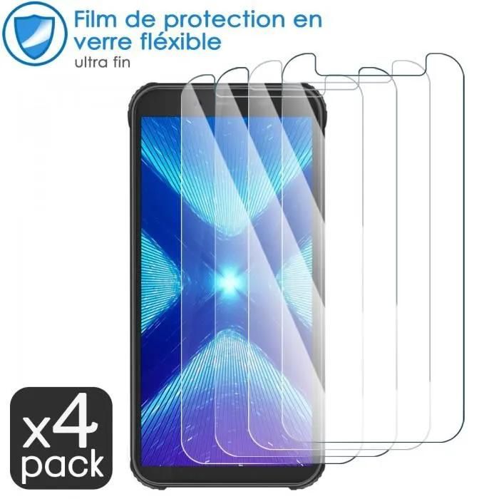 Film De Protection En Verre Flexible Pour Smartphone Tecno Pop 1s Pro [Pack X4]