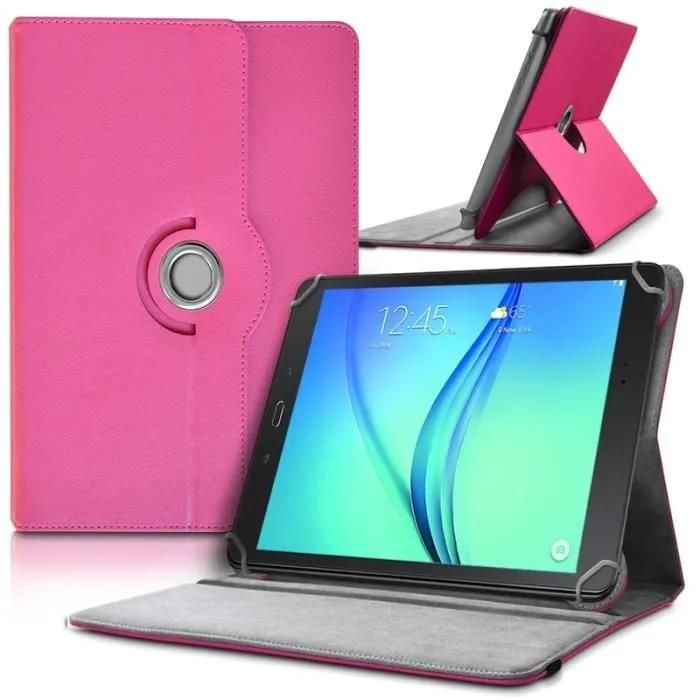 Etui Support Universel L Pour Asus Transformer Book T100ta - Couleur Rose