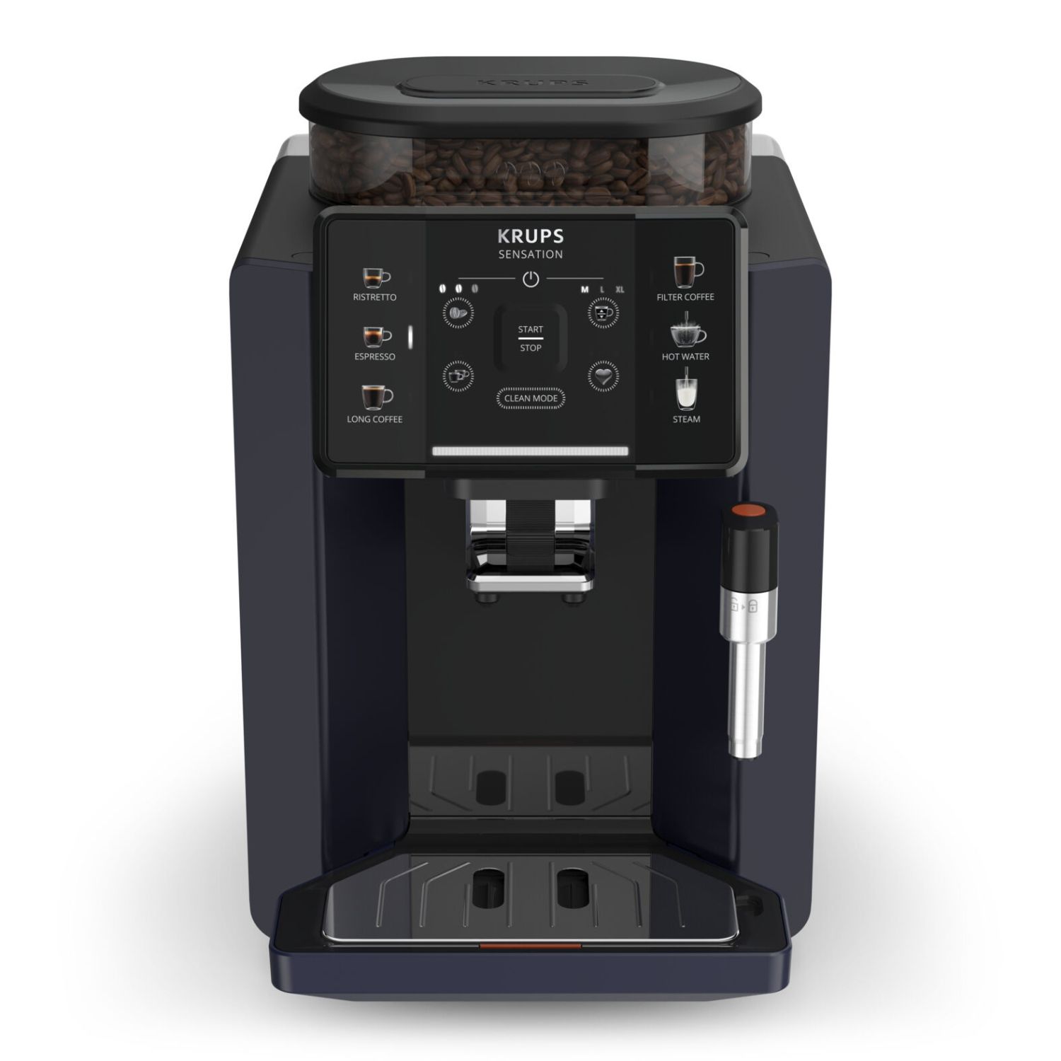 Krups Sensation EA910B Machine à espresso automatique 1 7 avec broyeur intégré