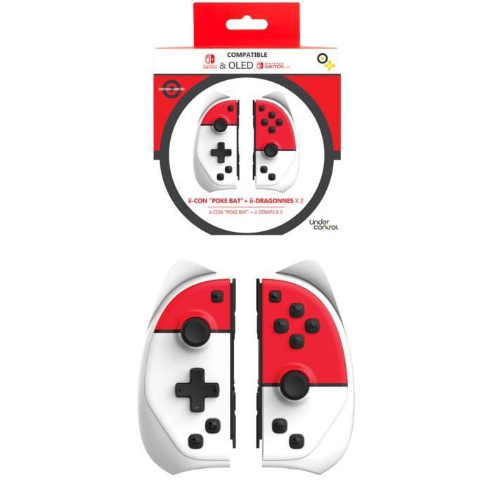 Manette SWITCH iiCon et Type Pokeball avec dragonnes V2 iiCon Pokeball V2 - vue 2