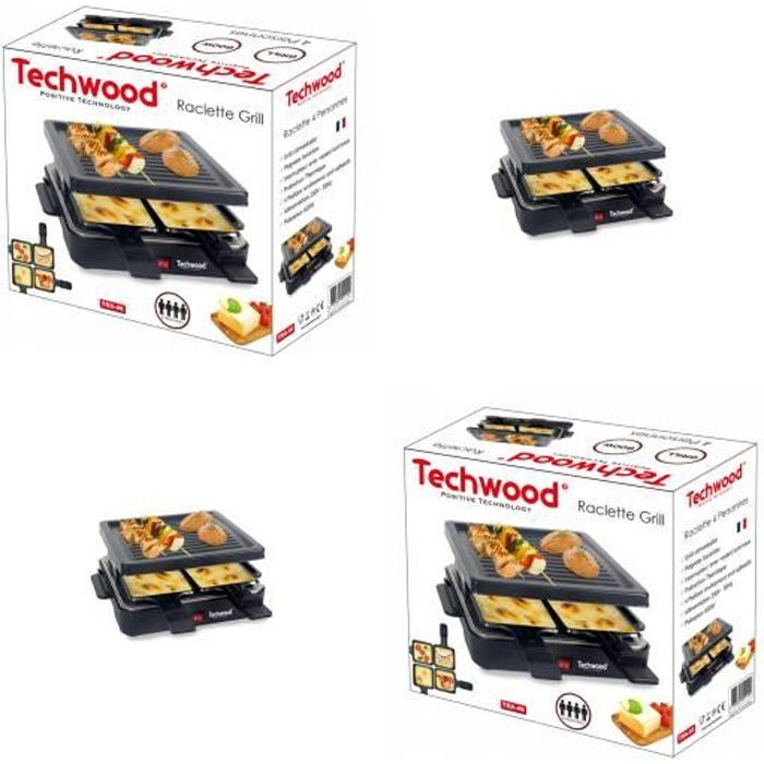 Techwood Raclette + Grill 4 personnes - vue 2