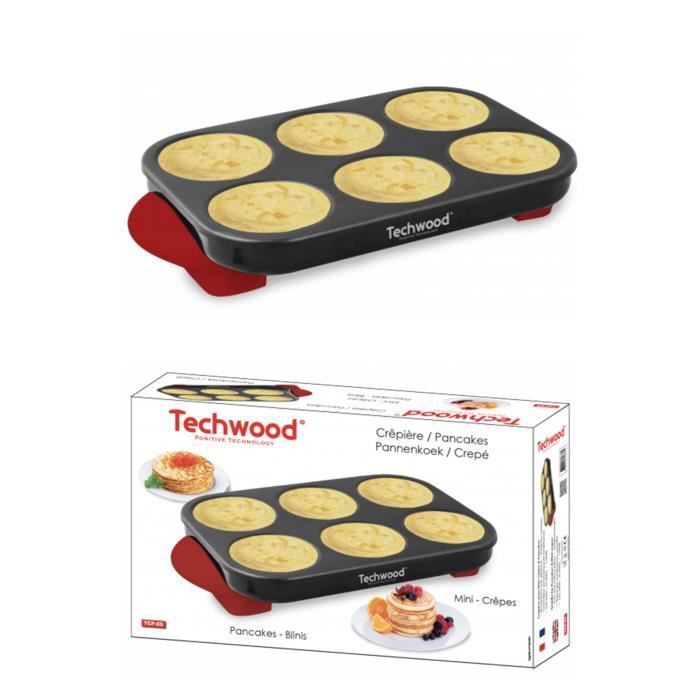 Techwood Crêpière INOX 6 mini - vue 2