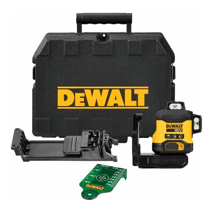 Laser multilignes DEWALT 3x360° 18V Sans batterie ni chargeur DCLE34031N XJ