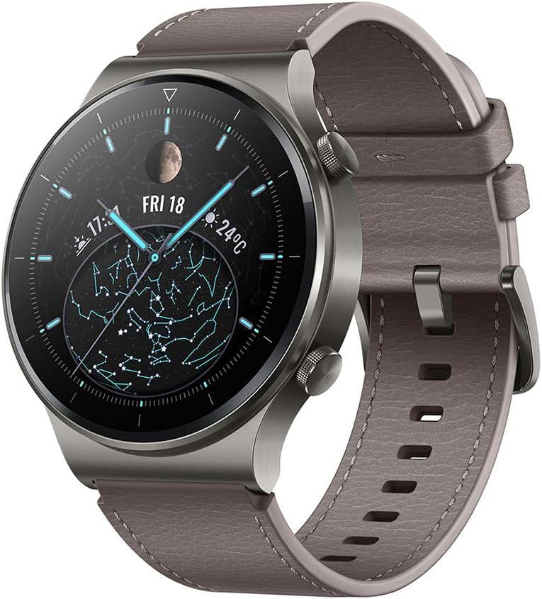 Watch Gt 2 Pro Montre Connectée,Ecran Amoled Tactile,14 Jours D'autonomie,Gps&glonass,Spo2,Plus De 100 Modes D'entraînement,Appels Via Bluetooth,Fonctionne Avec Ios/Android,Gris