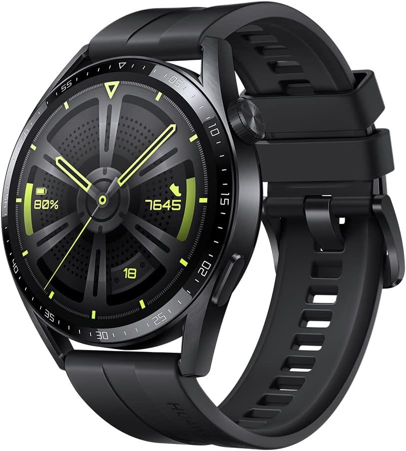 Watch Gt 3 Noir, 46 Mm, Longue Autonomie, Ai Running Coach, 100 Plus Modes Sport, Appels Bluetooth, Positionnement À Cinq Systèmes, Suivi De La Fréquence Cardiaque, Surveillance Du Spo2