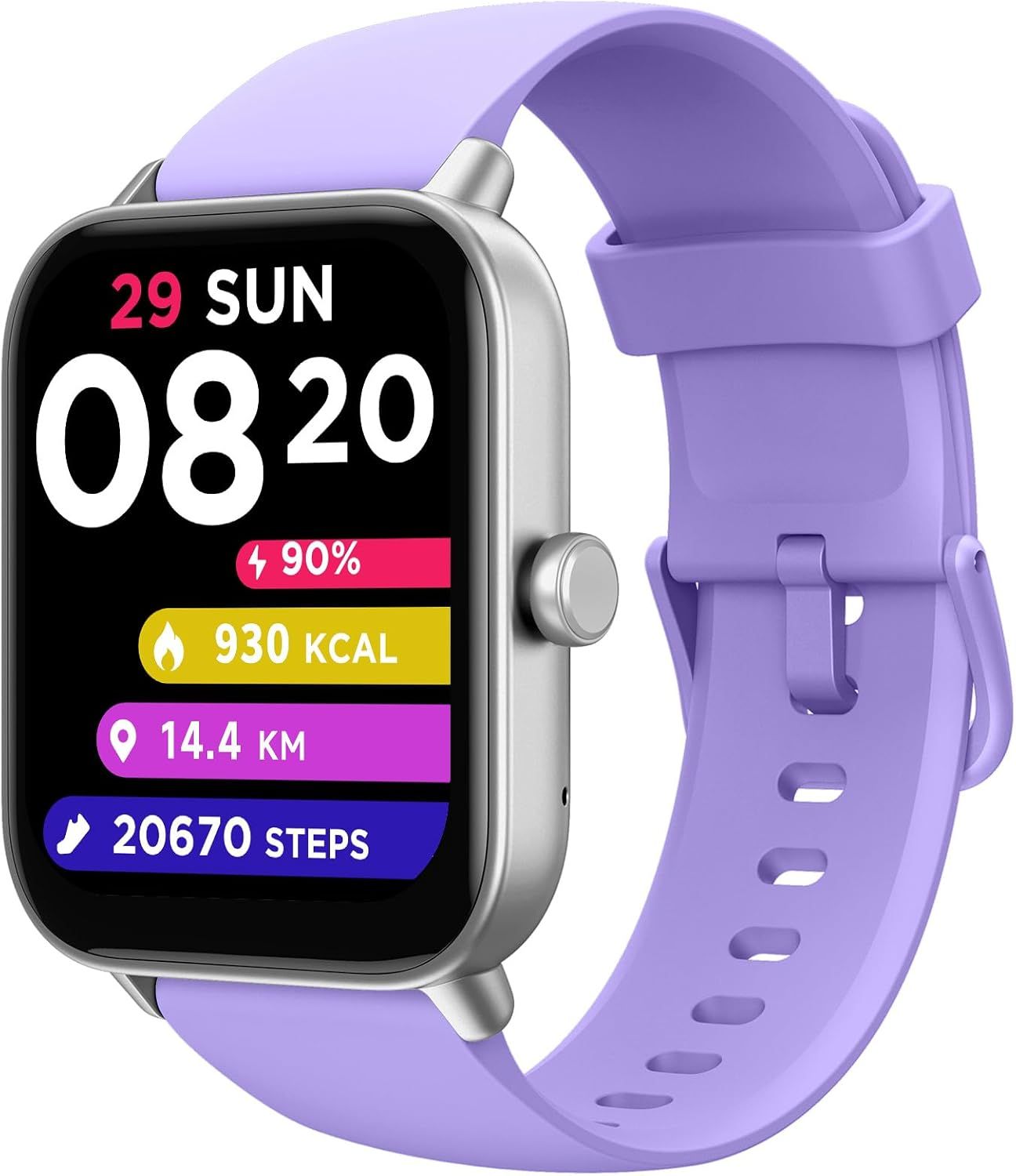 Montre Connectée Femme Avec Alexa Et Podometre, 1,8"" Smartwatch Motre Sport Avec 100 Sports, Repondre Appel Et Cardiofrequencemetre, Étanche Ip68 Natation, Compatible Avec Ios Et Android