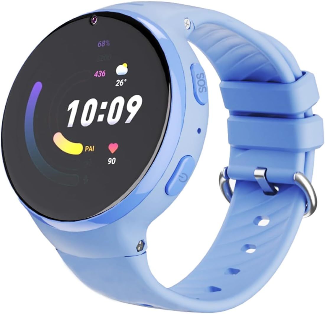 Montre Connectée Enfant Gps, Montre Telephone Enfant 4g Avec Appel Téléphonique, Wifi, Appel Vidéo, Sos, Chat, Montre Intelligente À Écran Tactile Hd Pour Garçons Et Filles De 5 À 15 Ans