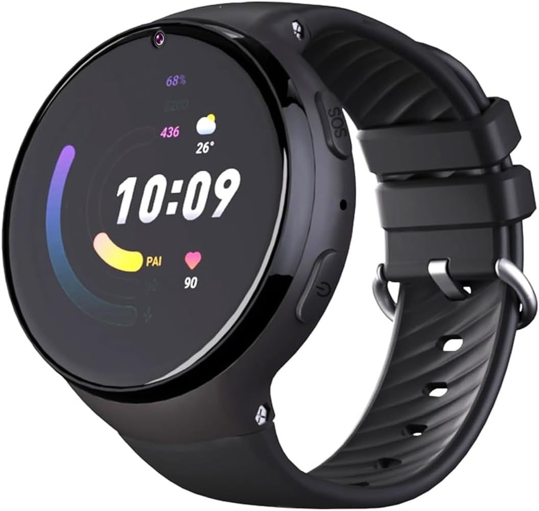 Montre Connectée Enfant Gps, Montre Telephone Enfant 4g Avec Appel Téléphonique, Wifi, Appel Vidéo, Sos, Chat, Montre Intelligente À Écran Tactile Hd Pour Garçons Et Filles De 5 À 15 Ans