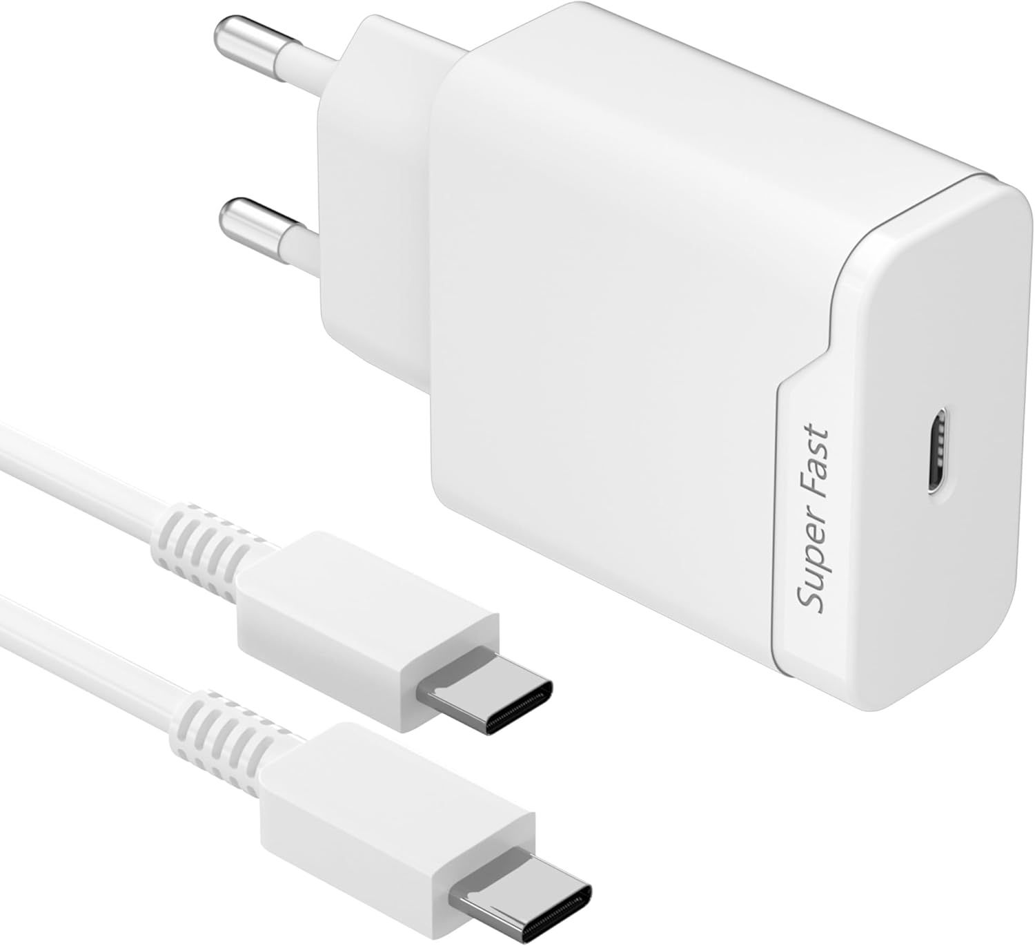 30w Chargeur Rapide Pour Google Pixel 9, 9 Pro, 9 Pro Xl, 8, 8a, 8 Pro, 7, 7a, 7 Pro, 6, 5, Pr Secteur Type C Avec Câble Usb C