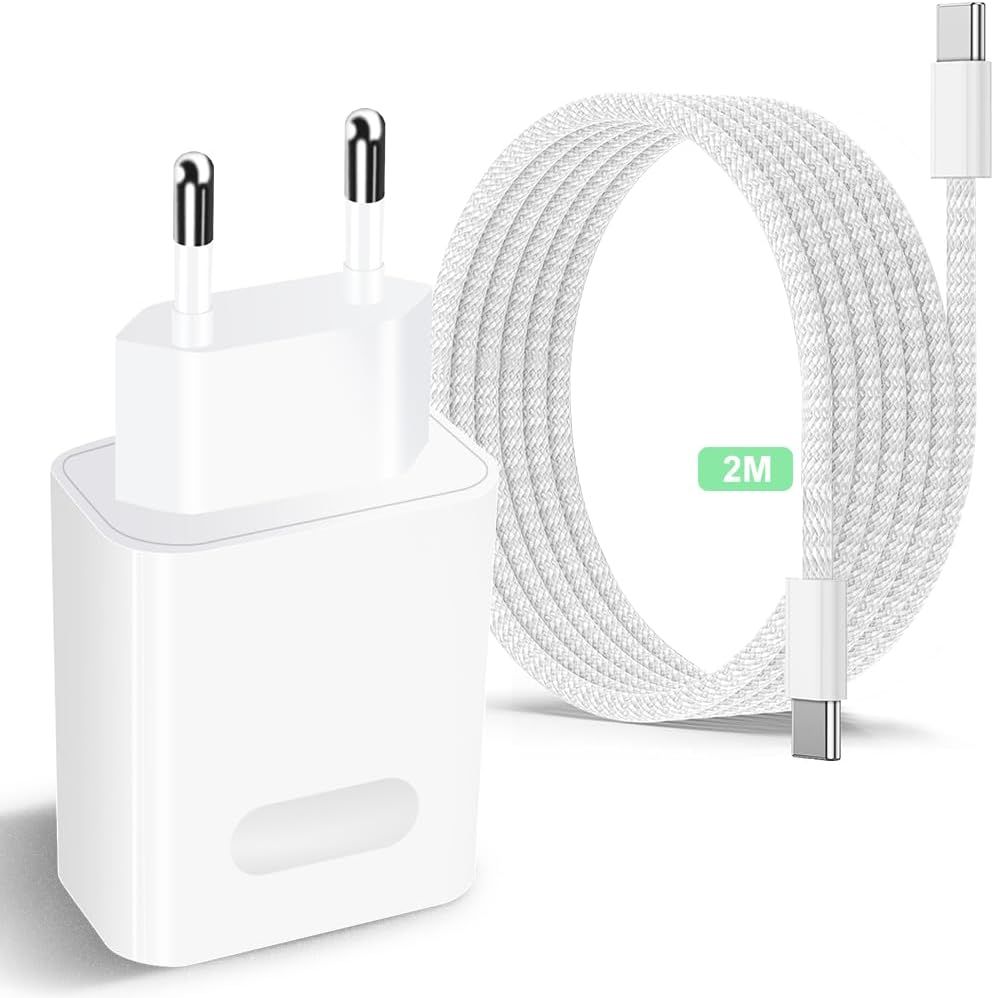 25w Chargeur Iphone 15 Usb C Rapide Avec Cable Iphone 15 2 M-Certifié Mfi-Pour Iphone 15/15 Pro/15 Pro /15 Plus,Chargeurs Secteur Usb C Pd 3.0 Pour Iphone,Samsung S22,Adaptateur Iphone Pr Type C