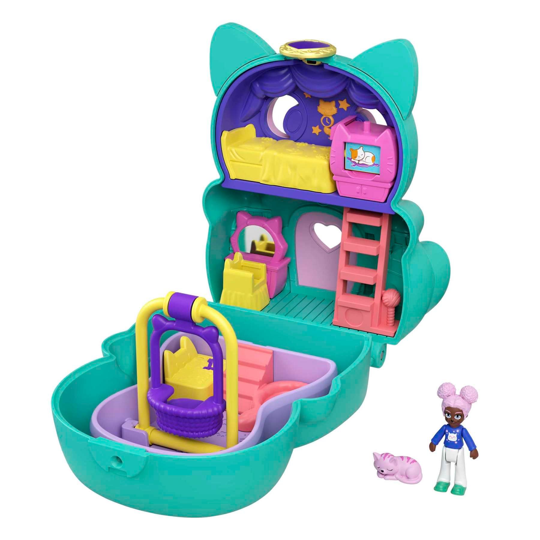 Polly Pocket Coffret Transformable Renard Des Neiges Mini Poupée Mattel - vue 2