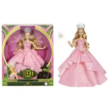 Mattel-Wicked-Poupée Glinda Avec Tenue Amovible Et Accessoires