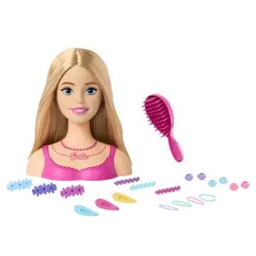 Barbie-Tête À Coiffer Et Accessoires, Chevelure Blonde Et Accessoires
