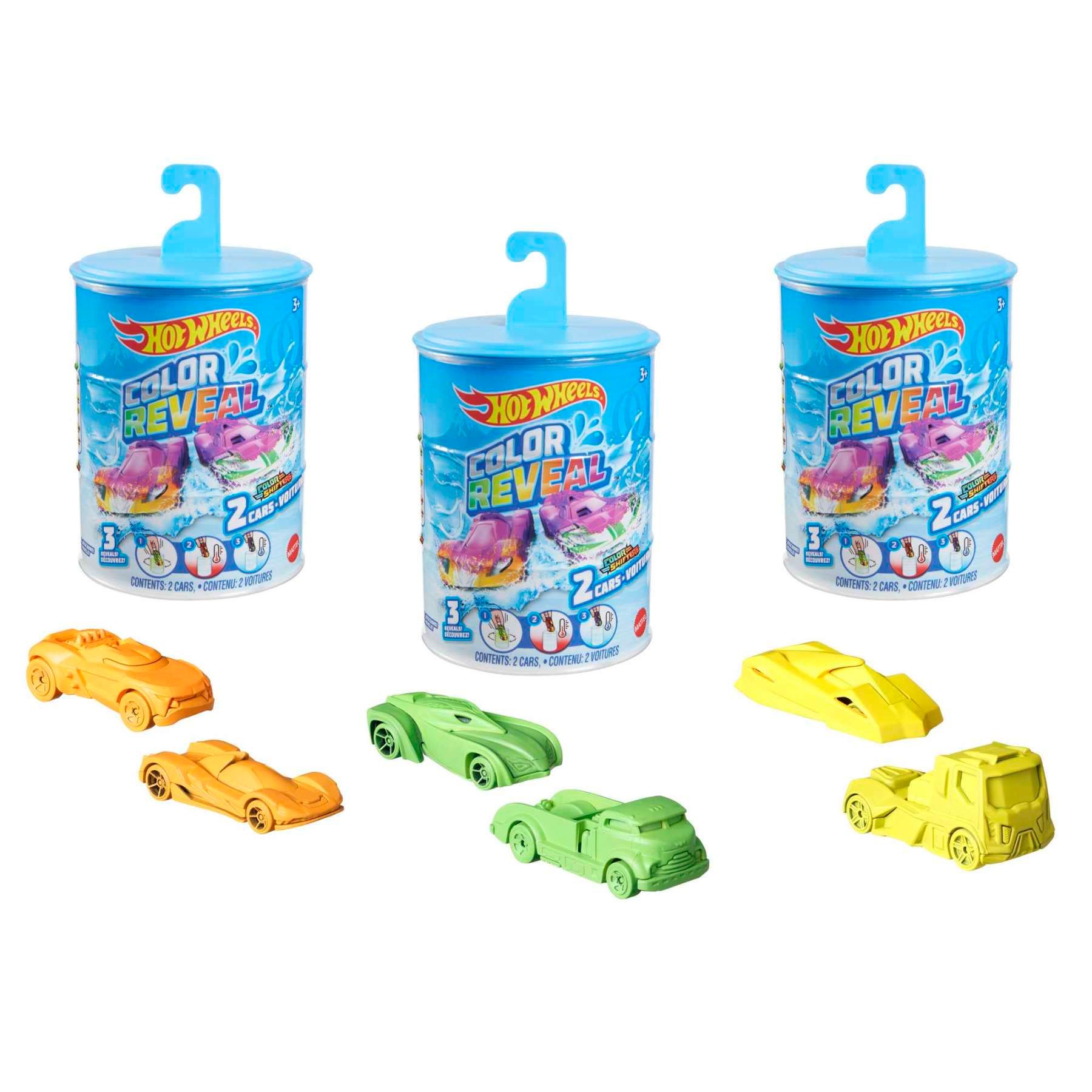 Pack 2 Véhicules Color Reveal Dès Mattel Le Pack De 2 Modèles Aléatoires - vue 3