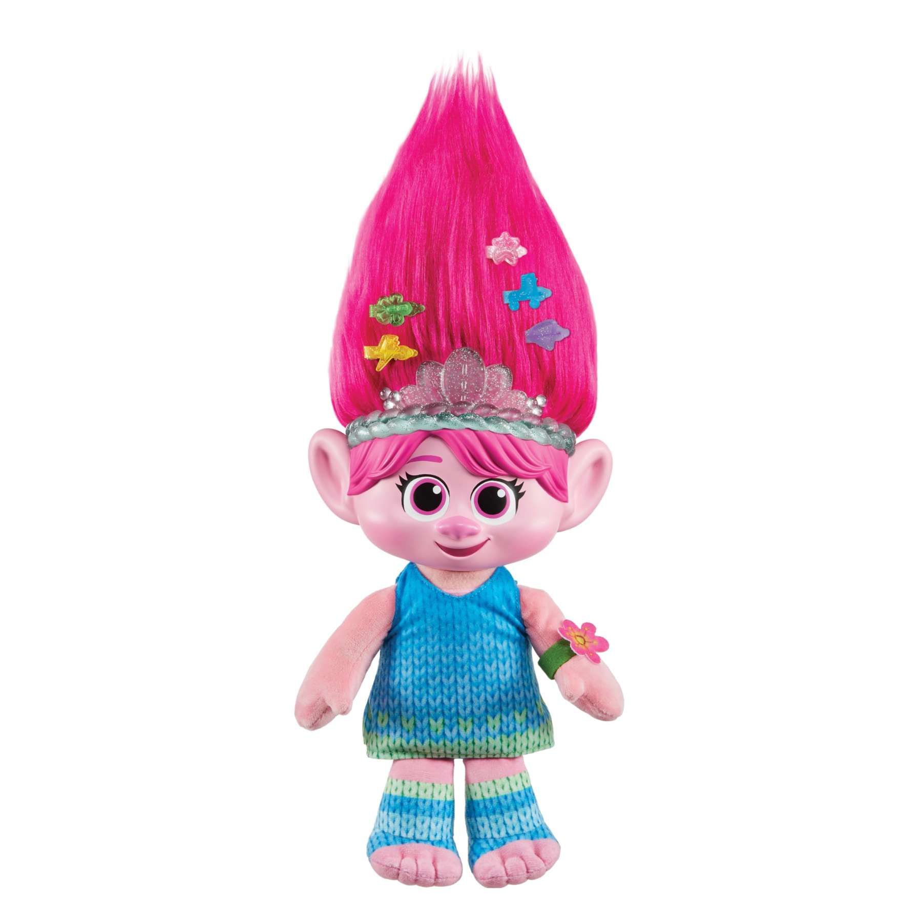 Les Trolls 3 Peluche Poppy Surprises Clou Du Spectacle Peluche Et +