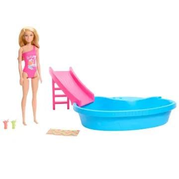 Coffret Poupée Barbie Et Sa Piscine De Rêve